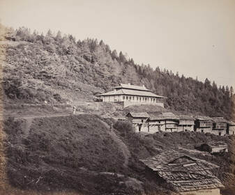 Dak Bungalow in Simla, built in 1868 by the British. The building was razed in the 20th century.