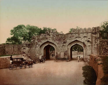 Kashmere Gate with the Breach of 1857 c.1890